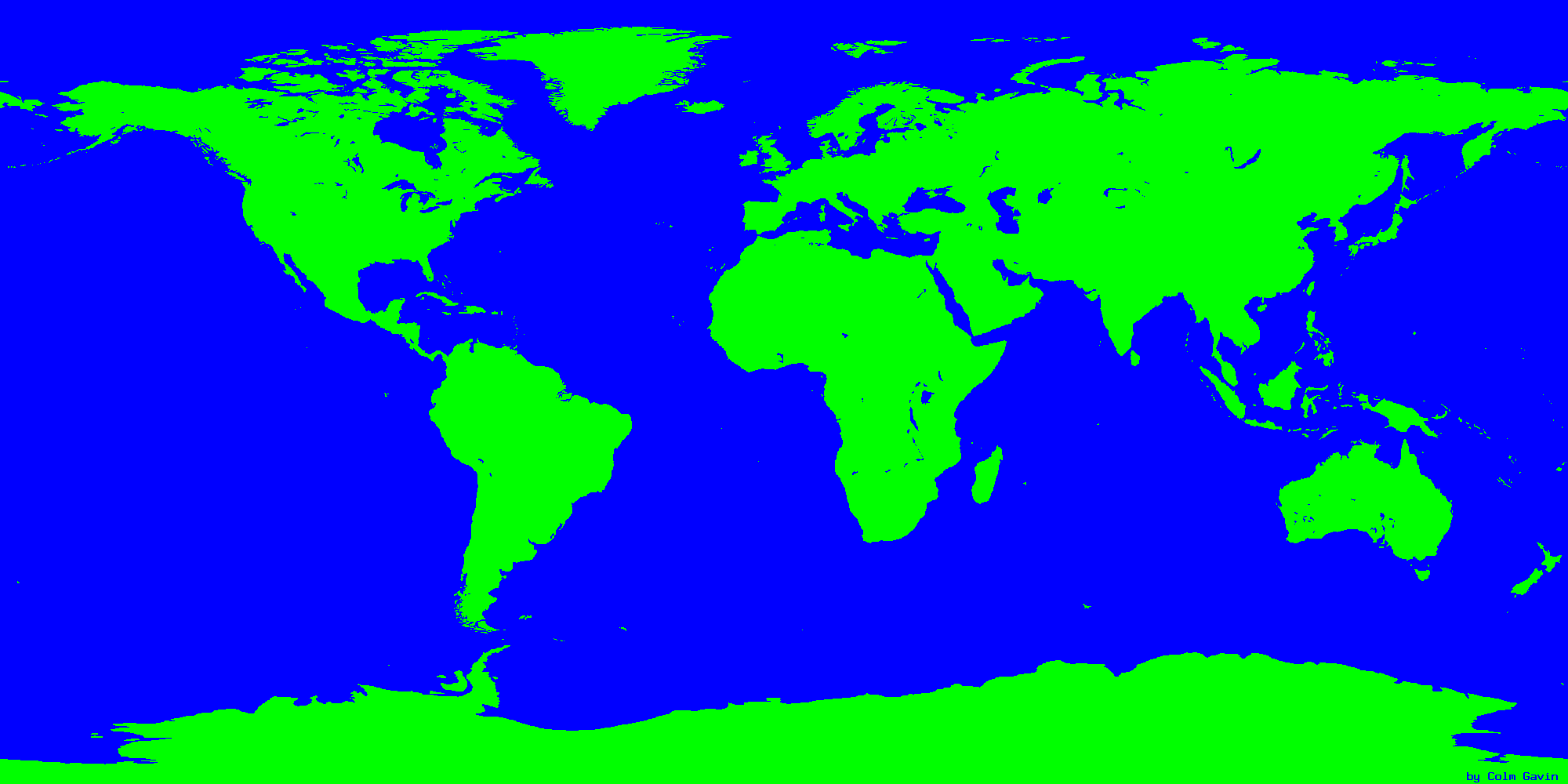 World Map Via Satellite