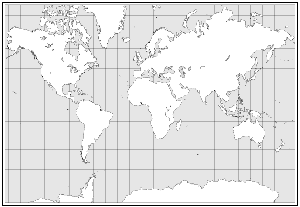 World Map Via Satellite