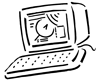 image - computer and keyboard