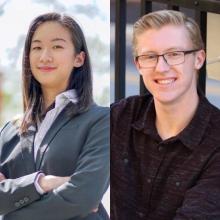 Goldwater Scholars Allison Chou and Andrew Sontag