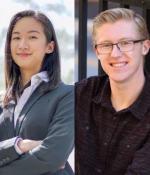  Goldwater Scholars Allison Chou and Andrew Sontag 